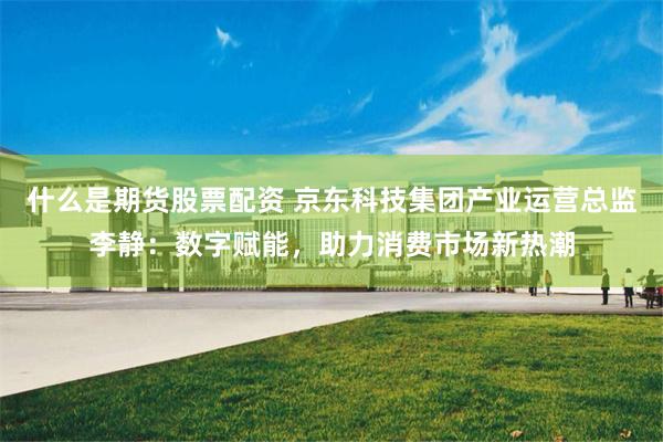 什么是期货股票配资 京东科技集团产业运营总监李静：数字赋能，助力消费市场新热潮