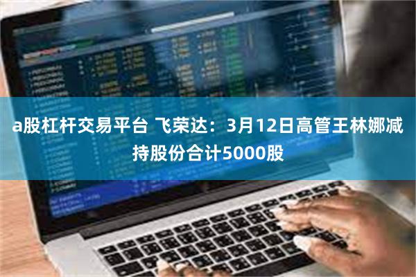 a股杠杆交易平台 飞荣达：3月12日高管王林娜减持股份合计5000股