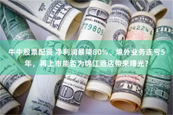 牛牛股票配资 净利润暴降80%、境外业务连亏5年，再上市能否为锦江酒店带来曙光？