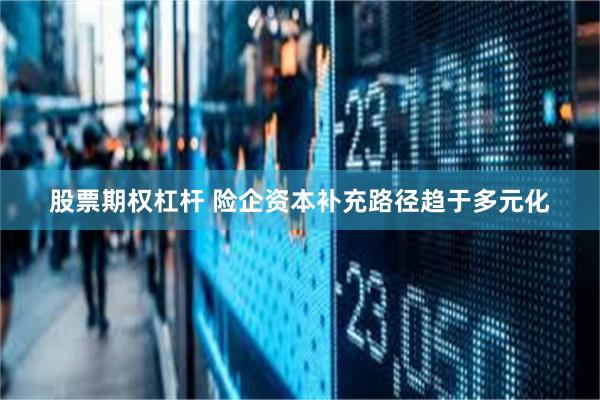 股票期权杠杆 险企资本补充路径趋于多元化